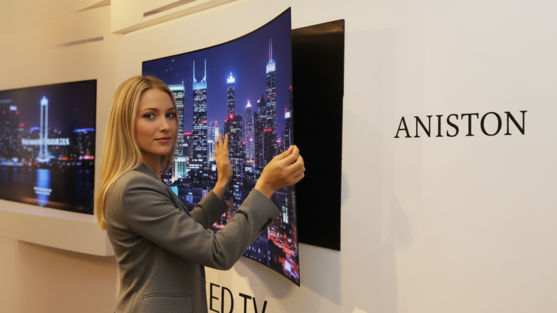 Ultra-thin display material layers