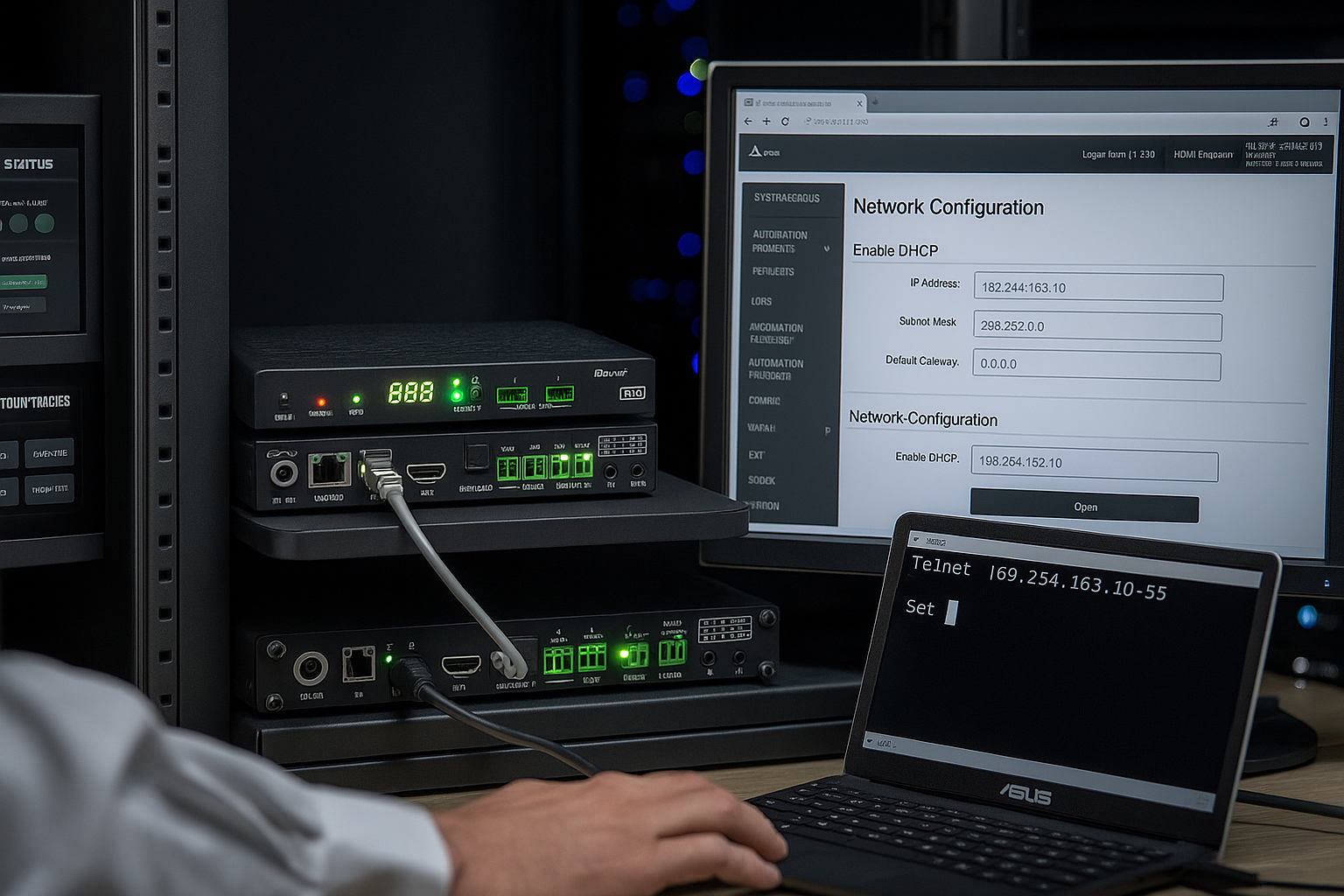 aurelia-e800-network-control