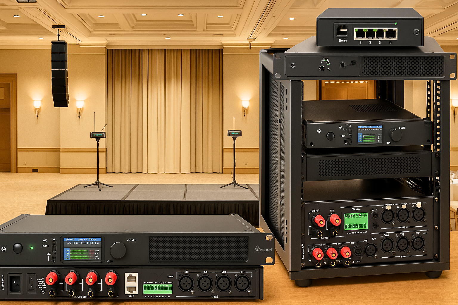 Compact DSP Amplifier Output